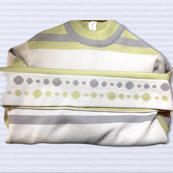 Authentic vintage 60s mod mock turtleneck long sleeve ribbed tunic dress backzip - Picture 5 of 12